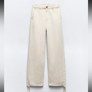 ZARA High Waist Z1975 Drawstring Cuff Jogger Pants